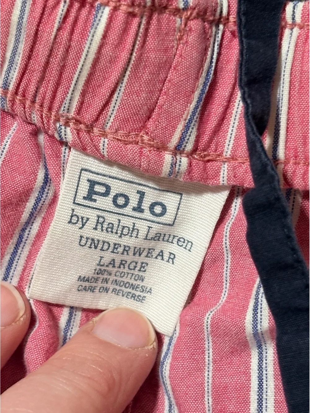Polo by Ralph Lauren Large Cotton Underwear Lounge Pants